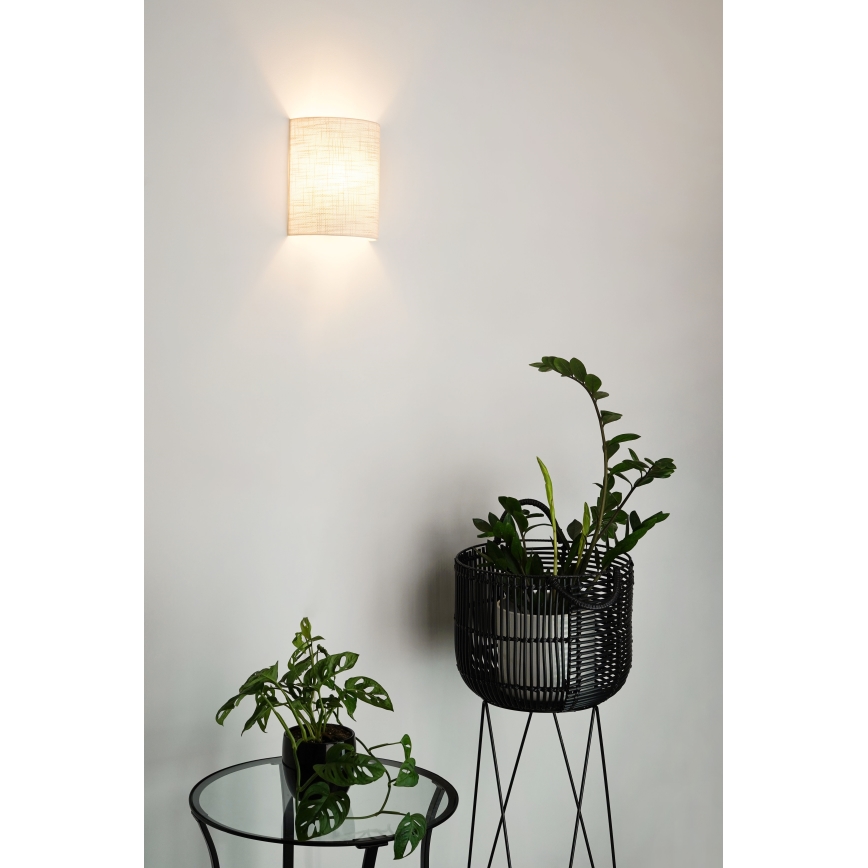 Brilagi - Wandleuchte SEMI 1xE27/15W/230V grau