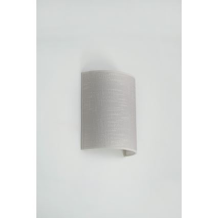 Brilagi - Wandleuchte SEMI 1xE27/15W/230V grau