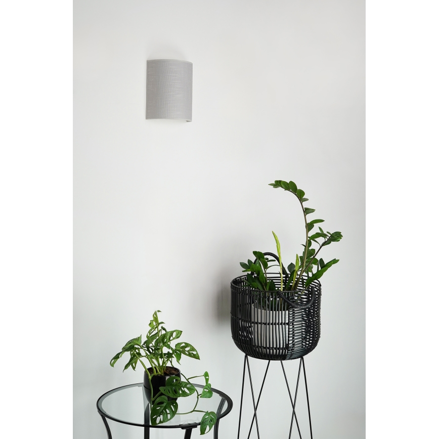 Brilagi - Wandleuchte SEMI 1xE27/15W/230V grau
