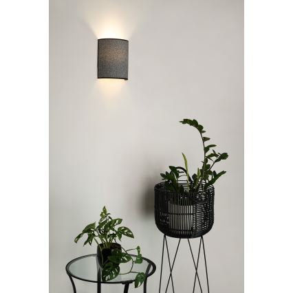 Brilagi - Wandleuchte SEMI 1xE27/15W/230V grau