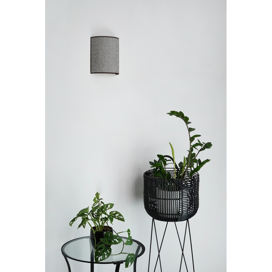 Brilagi - Wandleuchte SEMI 1xE27/15W/230V grau