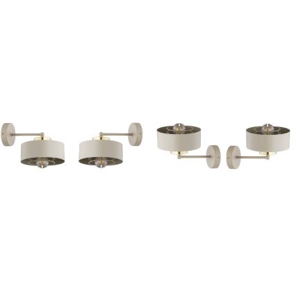 Brilagi - Wandleuchte SPRING 1xE27/60W/230V beige/gold