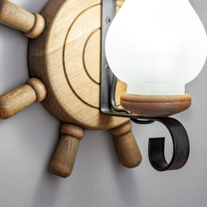 Brilagi - Wandleuchte TIMONA 1xE14/40W/230V Buche