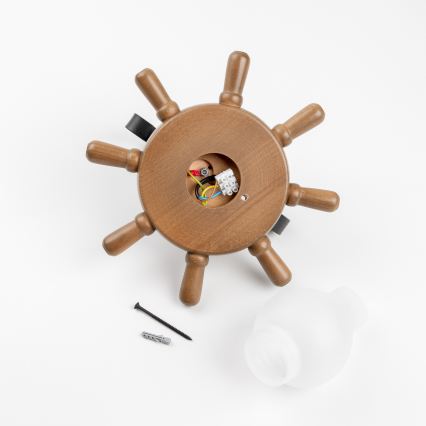 Brilagi - Wandleuchte TIMONA 1xE14/40W/230V Buche/Walnuss