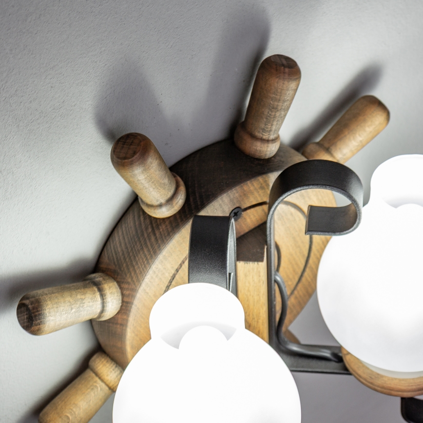 Brilagi - Wandleuchte TIMONA 2xE14/40W/230V Buche