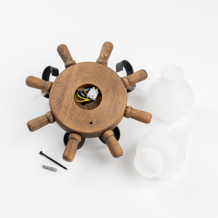 Brilagi - Wandleuchte TIMONA 2xE14/40W/230V Buche