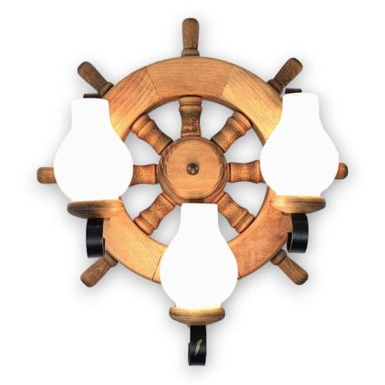 Brilagi - Wandleuchte TIMONA 3xE14/40W/230V Buche