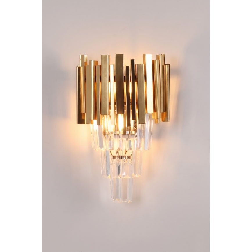 Brilagi - Wandleuchte VERVE 2xE14/40W/230V goldfarben