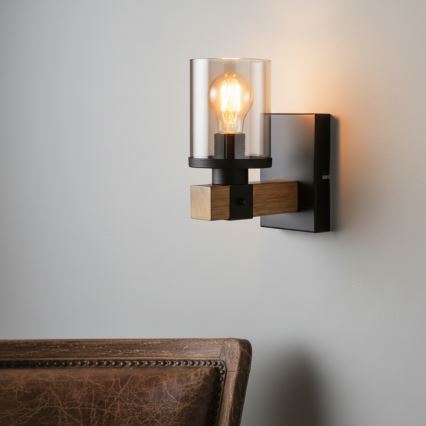 Brilagi - Wandleuchte VISTA 1xE27/60W/230V Eiche