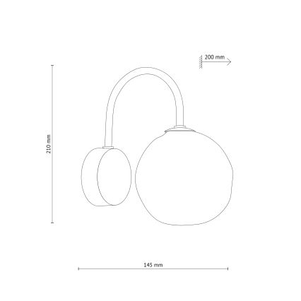 Brilagi - Wandleuchte VULCANO 1xG9/8W/230V gold/rauchbeige