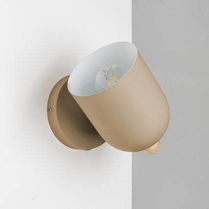 Brilagi - Wandspot GALLION 1xE27/15W/230V beige