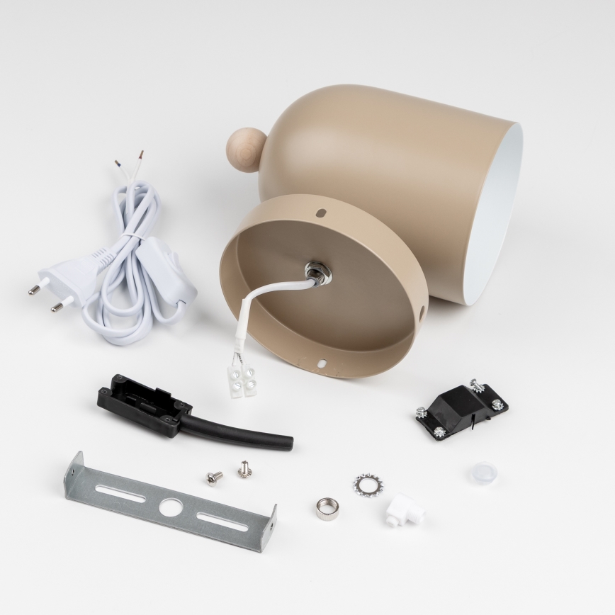 Brilagi - Wandspot GALLION 1xE27/15W/230V beige