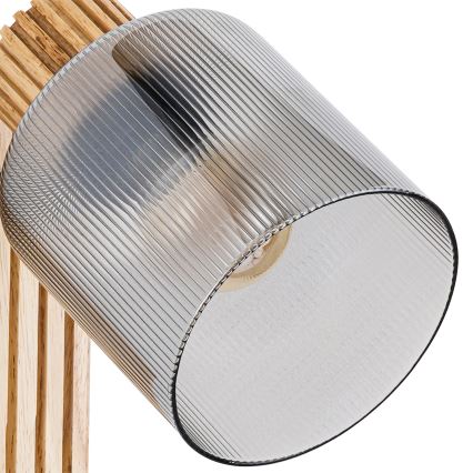 Brilagi - Wandspot HYGGE 1xE14/15W/230V Holz/rauchfarben