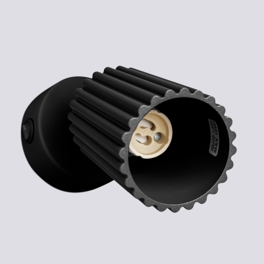 Brilagi - Wandstrahler CRESTO 1xGU10/10W/230V schwarz