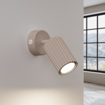 Brilagi - Wandstrahler CRESTO 1xGU10/10W/230V taupe
