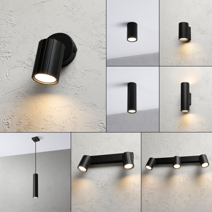 Brilagi - Wandstrahler CRISPINA 1xGU10/10W/230V schwarz