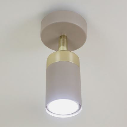 Brilagi - Wandstrahler POKER 1xGU10/25W/230V beige/golden