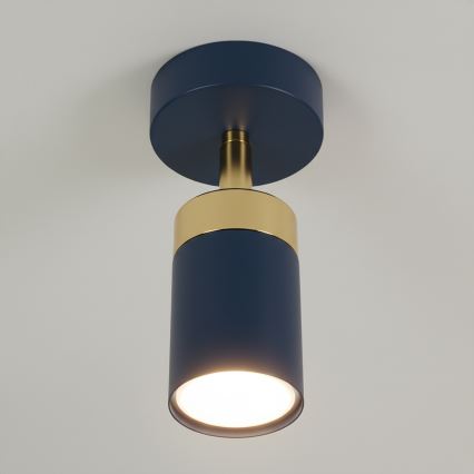 Brilagi - Wandstrahler POKER 1xGU10/25W/230V blau/golden