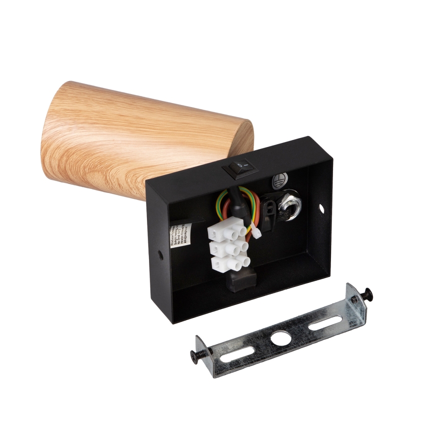 Brilagi - Wandstrahler SELE 1xGU10/30W/230V schwarz/Eichendekor