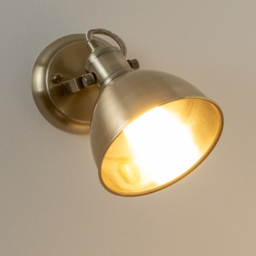 Brilagi - Wandstrahler TECHNO 1xE27/60W/230V bronzen