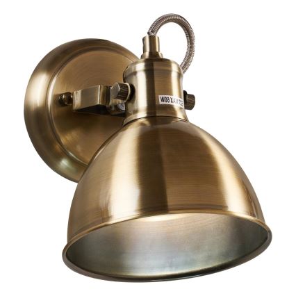 Brilagi - Wandstrahler TECHNO 1xE27/60W/230V bronzen