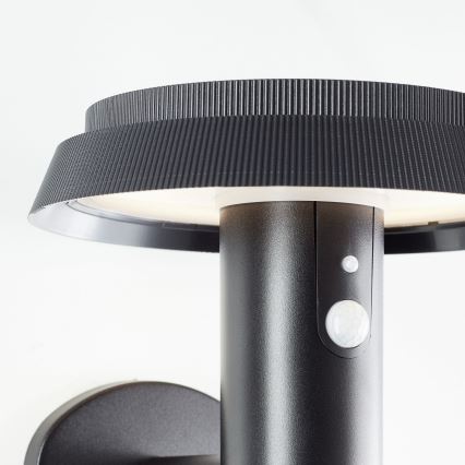Brilliant - LED Solar-Wandleuchte mit Sensor ALVERO LED/4W/3,7V 2000 mAh IP44