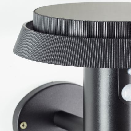 Brilliant - LED Solar-Wandleuchte mit Sensor ALVERO LED/4W/3,7V 2000 mAh IP44