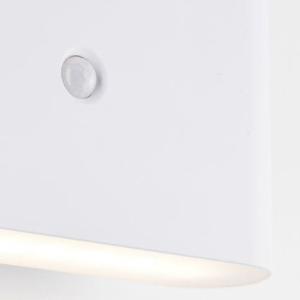 Brilliant - Aufladbare LED-Outdoor-Wandleuchte mit Sensor XINO LED/3W/5V IP44 weiß