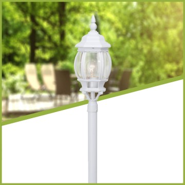 Brilliant - Außenleuchte ISTRIA 1xE27/60W/230V 112 cm IP23 weiß