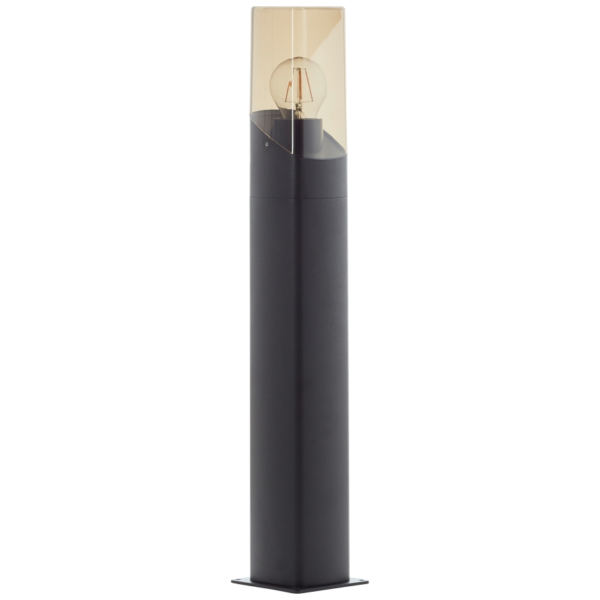 Brilliant - Außenleuchte MINOU 1xE27/10W/230V 60 cm IP44 schwarz/rauchig