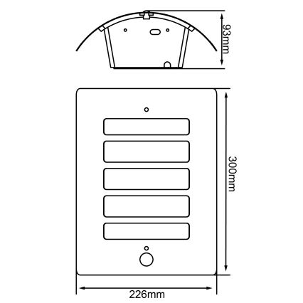 Brilliant - Außenwandleuchte mit Bewegungs- und Dämmerungssensor TODD 1xE27/60W/230V IP44 anthrazit