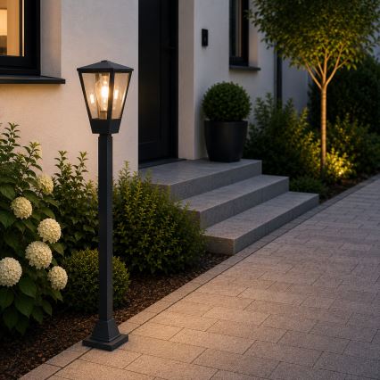 Brilliant - Außenleuchte WESTDLIFF 1xE27/20W/230V 98,4 cm IP44 anthrazit