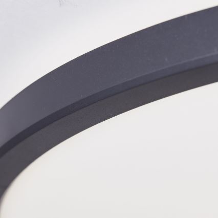 Brilliant - LED-dimmbare Badezimmer-Deckenleuchte BRENNAN LED/35W/230V Ø 54 cm IP44 schwarz