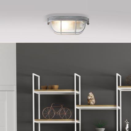 Brilliant - Deckenleuchte BOBBI 1xE27/40W/230V grau