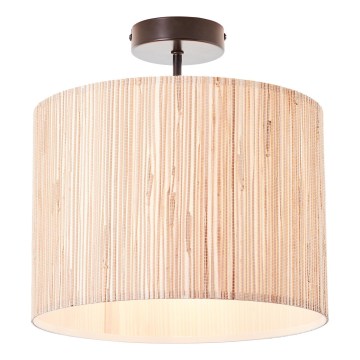 Brilliant - Deckenleuchte WIMEA 1xE27/52W/230V Ø 30 cm schwarz/beige