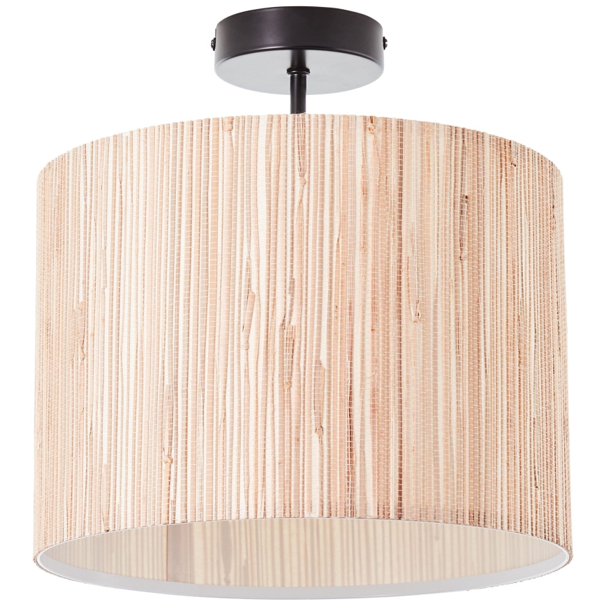 Brilliant - Deckenleuchte WIMEA 1xE27/52W/230V Ø 30 cm schwarz/beige