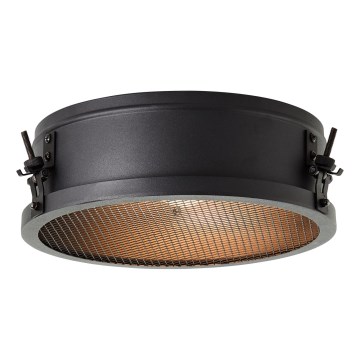 Brilliant - Deckenleuchte ZOIS 1xE27/28W/230V Ø 30 cm schwarz