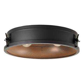 Brilliant - Deckenleuchte ZOIS 2xE27/28W/230V Ø 42 cm schwarz
