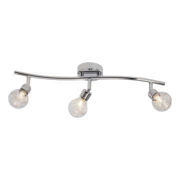 Brilliant - Deckenspot BULB 3xG9/28W/230V, glänzender Chrom