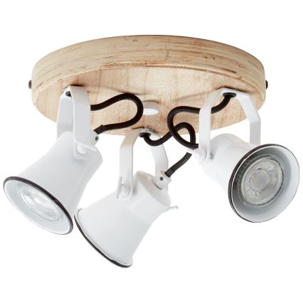 Brilliant - Deckenstrahler SEED 3xGU10/5W/230V weiß/beige