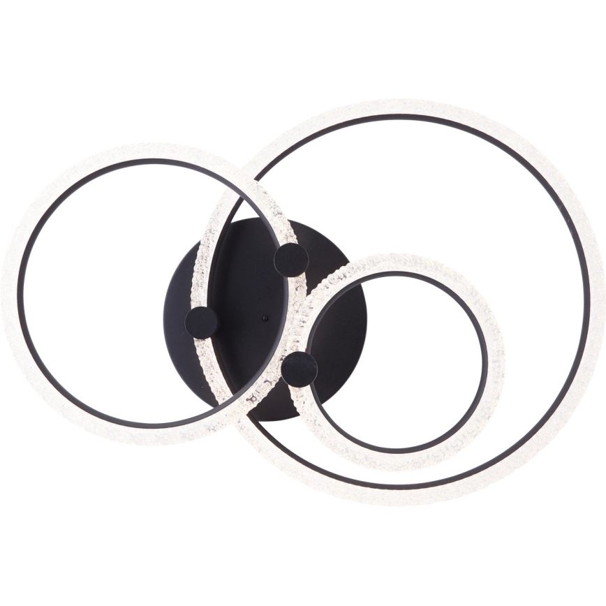 Brilliant - dimmbare LED-Deckenleuchte AYDIN LED/34W/230V 3000-6500K schwarz + Fernbedienung