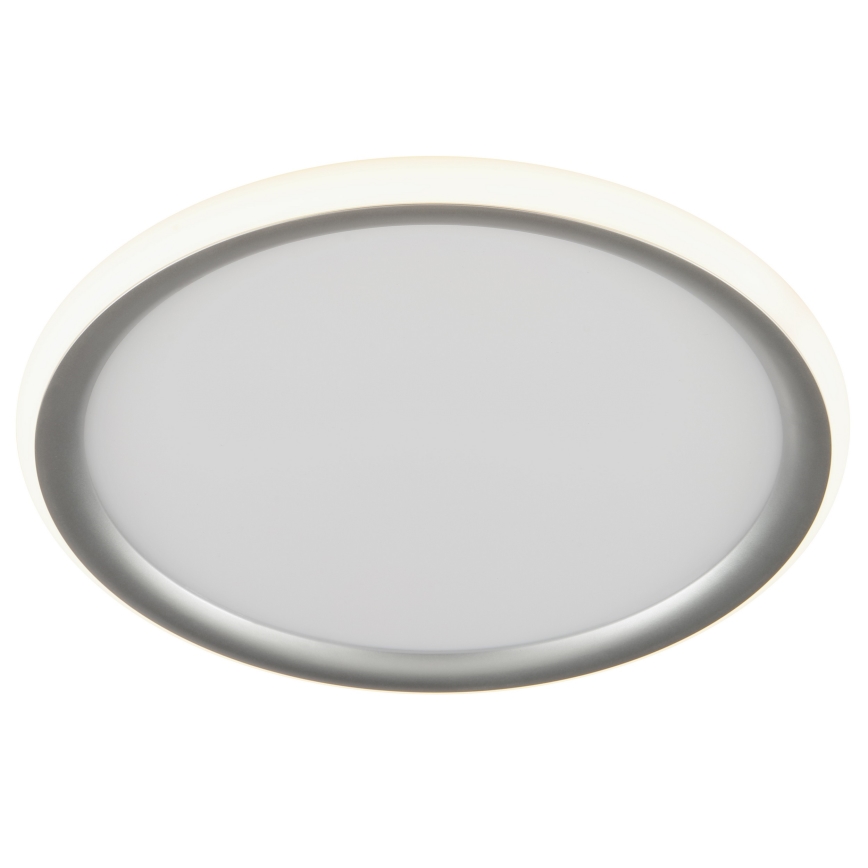 Brilliant - dimmbare LED-Deckenleuchte CARLOZ LED/16W/230V Ø 30 cm weiß/grau