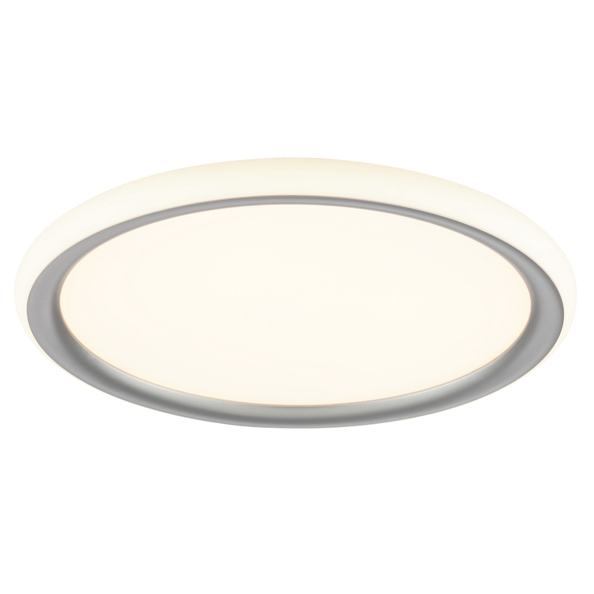 Brilliant - dimmbare LED-Deckenleuchte CARLOZ LED/16W/230V Ø 30 cm weiß/grau