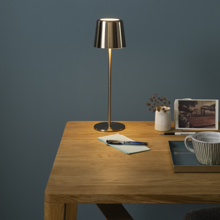 Brilliant - Dimmbare LED-Außenleuchte mit Touch-Funktion XAANA LED/4W/5V 3000/4000/6500K IP44 golden