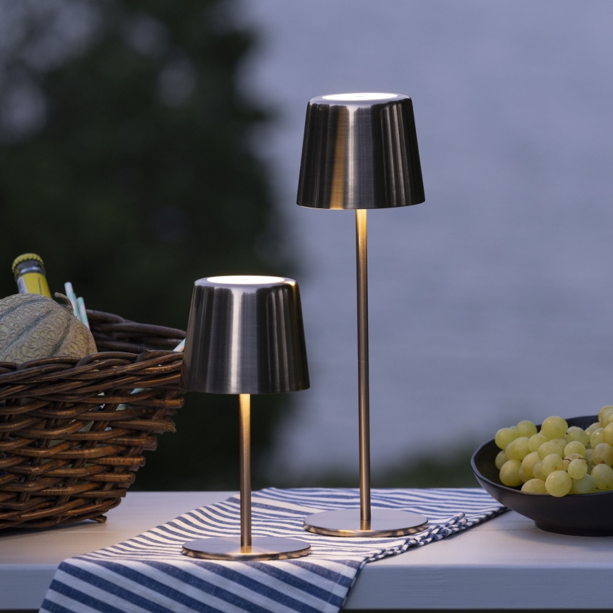 Brilliant - Dimmbare LED-Außenleuchte mit Touch-Funktion XAANA LED/4W/5V 3000/4000/6500K IP44 kupfern