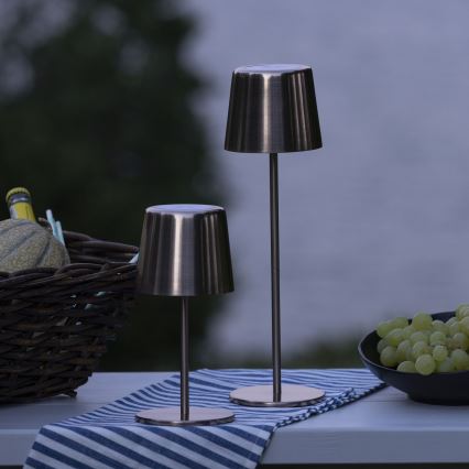 Brilliant - Dimmbare LED-Außenleuchte mit Touch-Funktion XAANA LED/4W/5V 3000/4000/6500K IP44 kupfern
