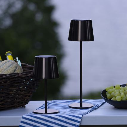 Brilliant - Dimmbare LED-Außenleuchte mit Touch-Funktion XAANA LED/4W/5V 3000/4000/6500K IP44 schwarz