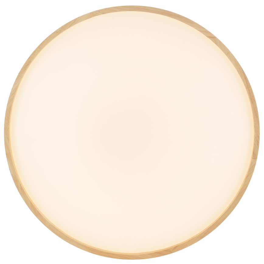 Brilliant - LED dimmbare Deckenleuchte ALSON LED/17W/230V 3000-6500K Ø 49,5 cm Kautschukholz + Fernbedienung