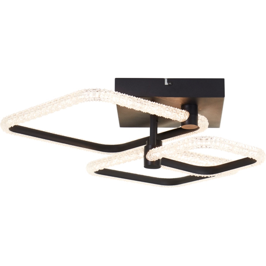 Brilliant - Dimmbare LED-Deckenleuchte AYDIN LED/30W/230V 3000-6500K schwarz + Fernbedienung