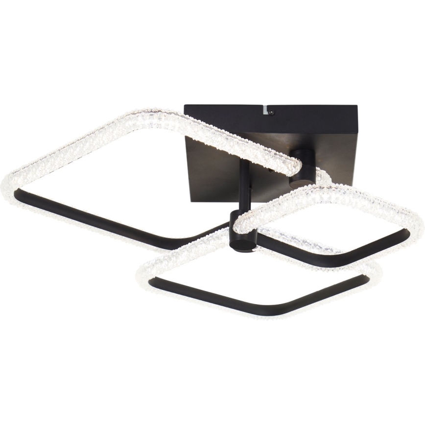 Brilliant - Dimmbare LED-Deckenleuchte AYDIN LED/30W/230V 3000-6500K schwarz + Fernbedienung